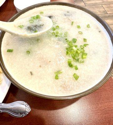 K2. Pork with Preserved Egg Congee