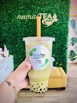 Mache boba tea