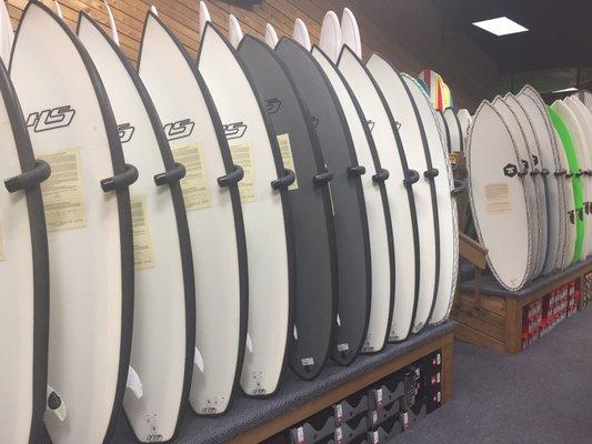 Huge surfboard selection!