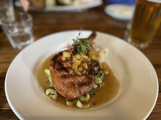 Whiskey Pork chop