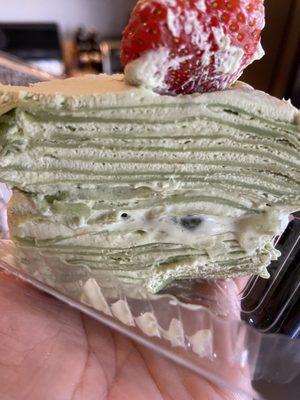 Matcha Crepe Cake : )