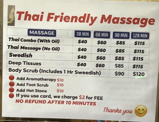 Thai Friendly Massage