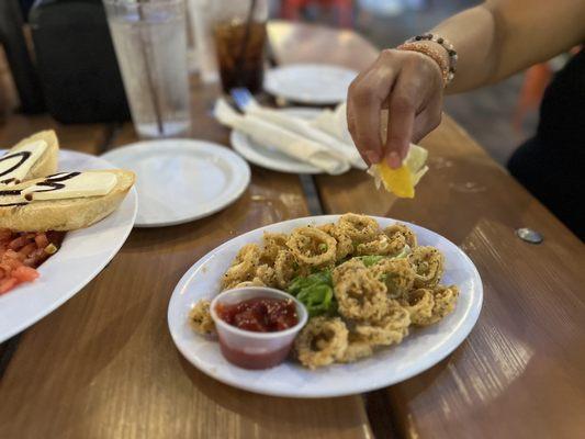 Fried calamari