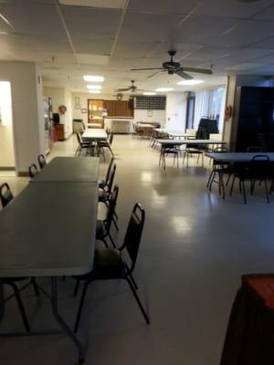 Dining hall area