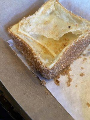 Churro Croissant - the insides to see how nice the layers peel off