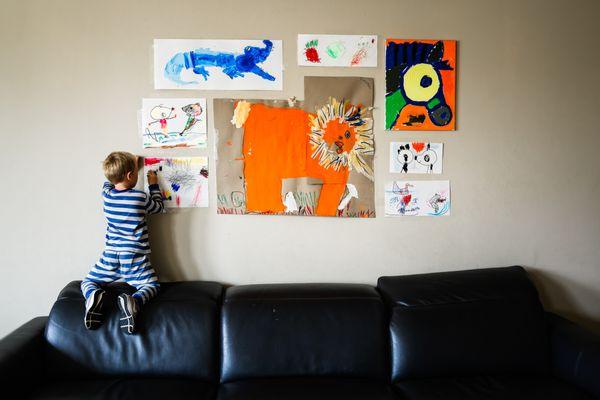 Gallery of a 4-year-old.