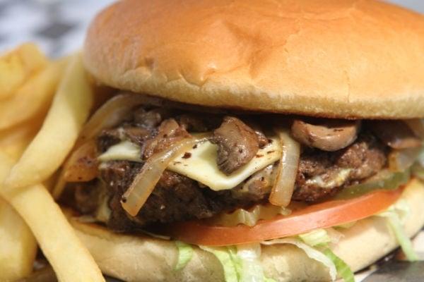 Mushroom Swiss Burger