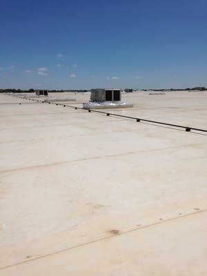 TPO ROOF INSPECTION- MENARDS IN WICHITA KANSAS.