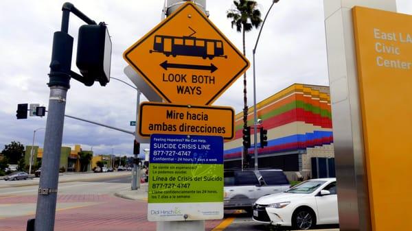 East L. A. Metro Station next to Roybal CHC