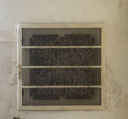 Vents are all clogged up and poor ventilation for you and your pets