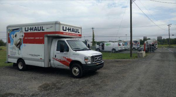 We have U-Haul Moving Trucks, Vans, and Trailers for Rental on site!