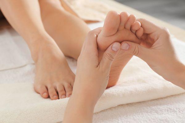 Foot reflexology is good for relaxation and has holistic benefits.