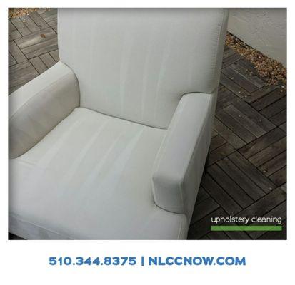 This is what a thorough 10 Step upholstery cleaning looks like.