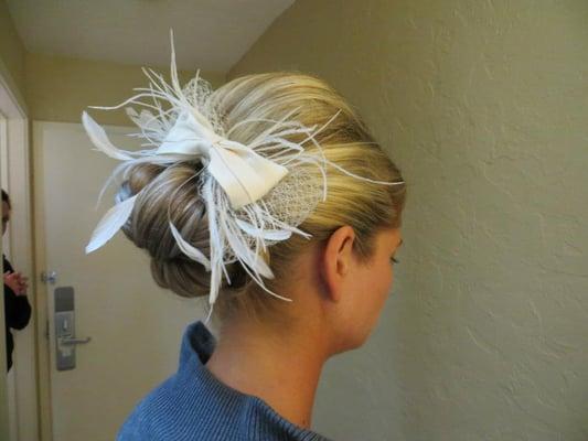 bridal updo