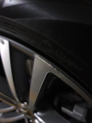 Front left wheel