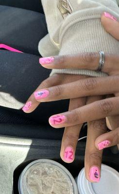 My daughters birthday nails