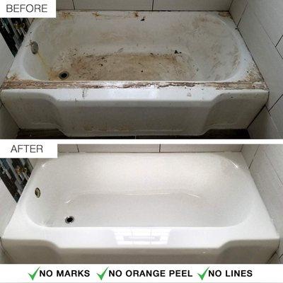 Odorless Bathtub Refinishing