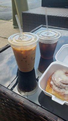 Vietnamese iced coffee and cold brew.