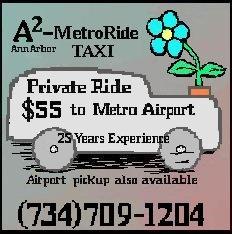 More than 25 years experience in Ann Arbor. Detroit Metro Airport pickup also available.