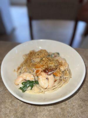 Shrimp Pasta (~$20)