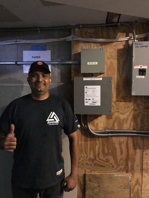 Installation of Tesla Charger with DCC9 Module for self metering.