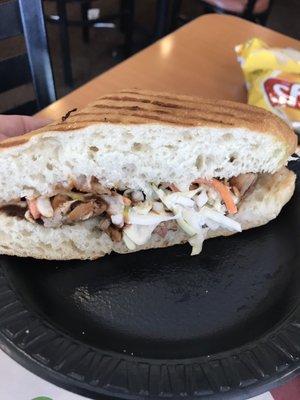 BBQ pork & slaw sandwich