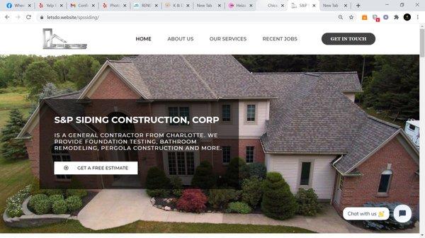 Website example for a construction company  View a full video on Instagram @Aslan_marketing