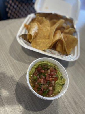 Chips and guacamole