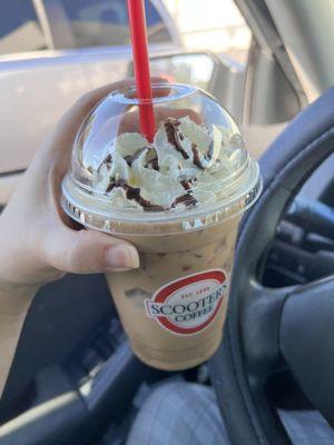 Small Iced turtle latte