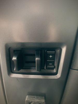 In dash flush mount brake control