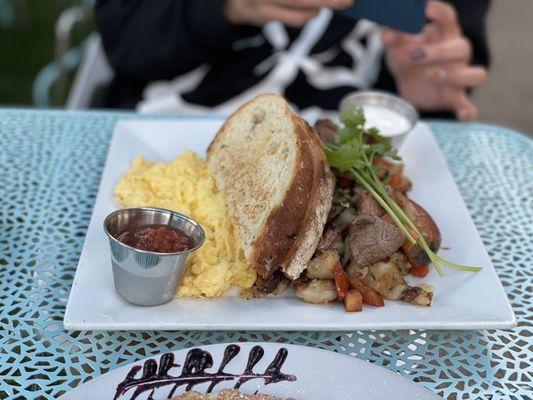 Steak Tenderloin Hash