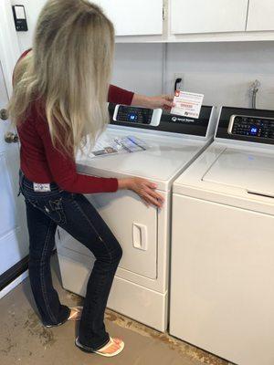 My new washer and dryer - Speed Queens!