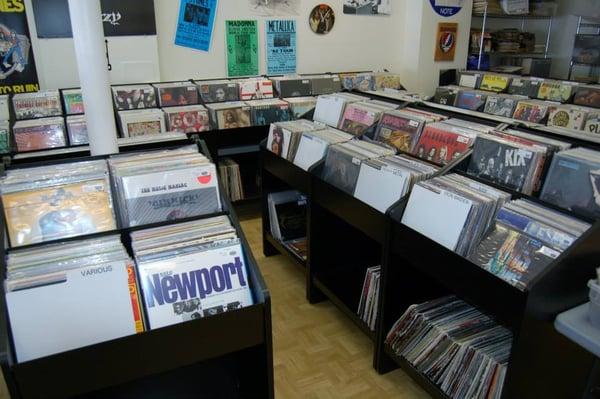 Over 10,000 LP's in stock.  High Quality New & Used.