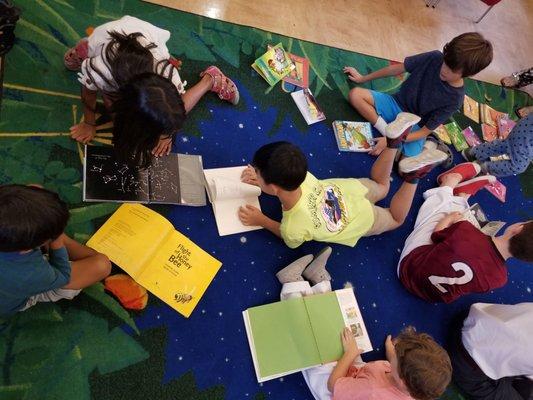 Taekwondo camp We're doing not only exercises, but read books with focus!