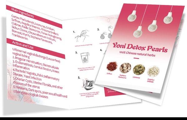 Detox pearls cleanse helps with fibroids heavy bleeding infertility pcos etc