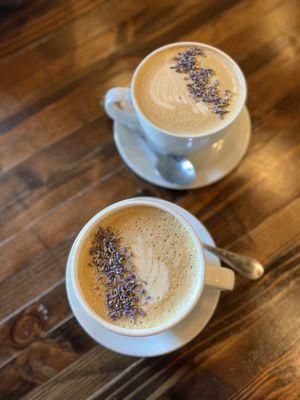 Honey Lavender Latte 16oz  with Oatmilk (Extra Lavender)