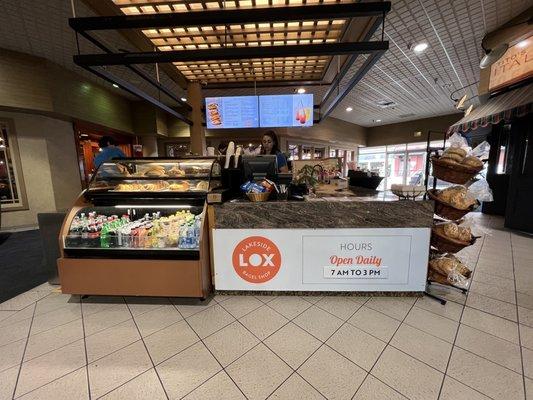 New bagel kiosk in the shops!