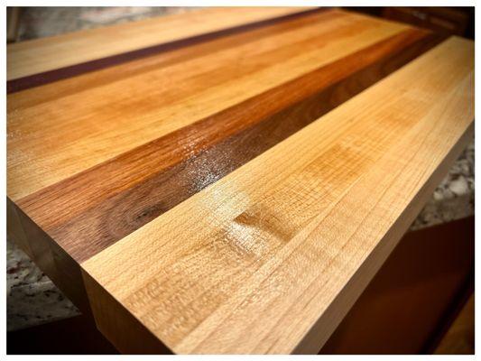 Finish product. A cutting board.