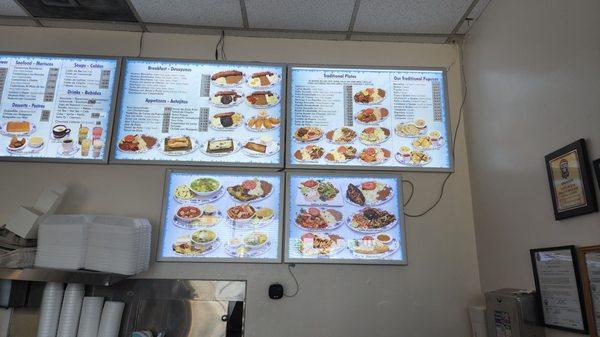 Menu as of 4-29-22