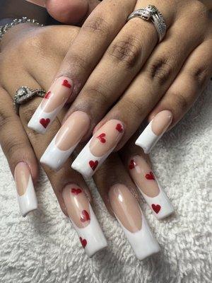 valentine's day nails