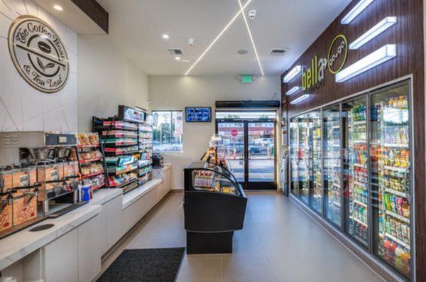 Wow, this is probably the prettiest convenience store at a gas station I've ever seen.