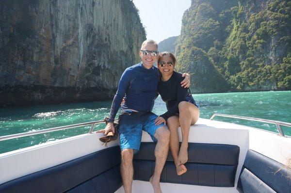 Frank and Irene in Phi-phi Island