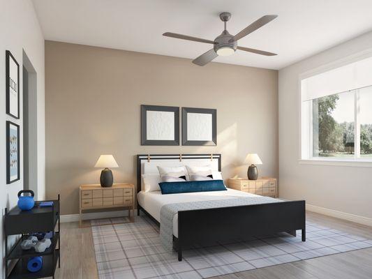 Spacious Bedroom Suites at The Marc Luxury Apartments in Palm Beach Gardens FL