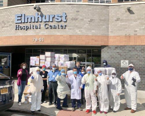 Winzone Realty Donated $76,888 PPE to 45 hospitals during the pandemic.