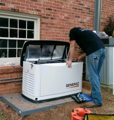 Generator installation