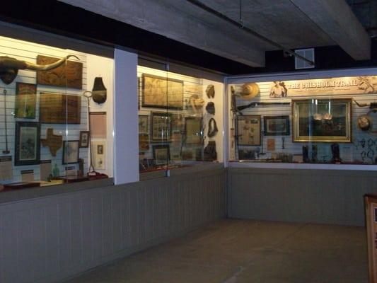 Chisholm Trail Exhibit - Authentic artifacts of the famous cattle drive.