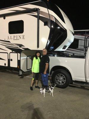 Congrats and thanks go out to the Bridgers family on the purchase of a #2018 Keystone RV Alpine 330. What a great choice!