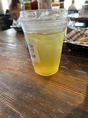 Iced green tea