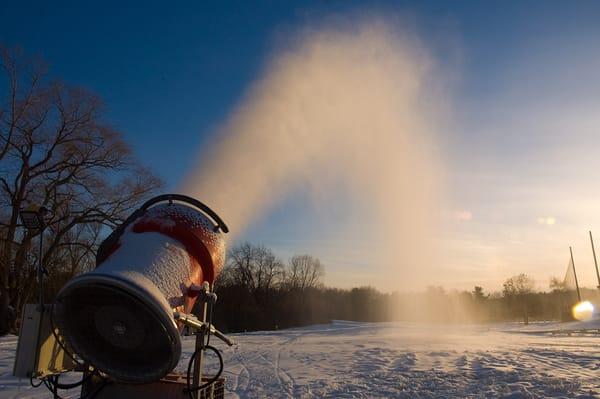 Our snowmaking system allows reliable snow throughout the winter.