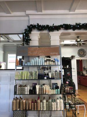 A full service Aveda salon.